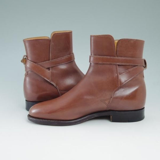 美品★(英)グレンソン(レディース) 3.5D【★希少!!ジョッパーブーツ】カーフ/3843/49/GRENSON★b867