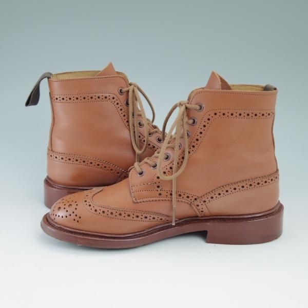 極美品★トリッカーズ(レディース) SIZE 4.5【★カントリーブーツ/L2508】シーシェイド/TAN C Shade/ブーツ/Tricker's★b868