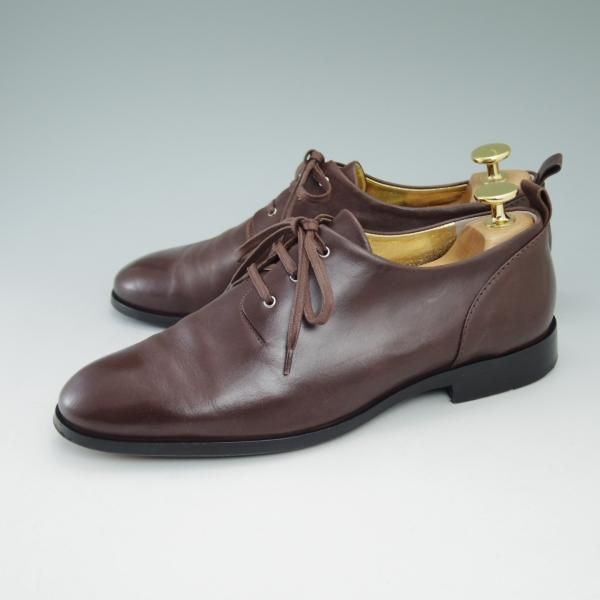 極上★JIL SANDER/ジルサンダー(レディース) SIZE 38【★プレーントゥ】ブラウン★b870