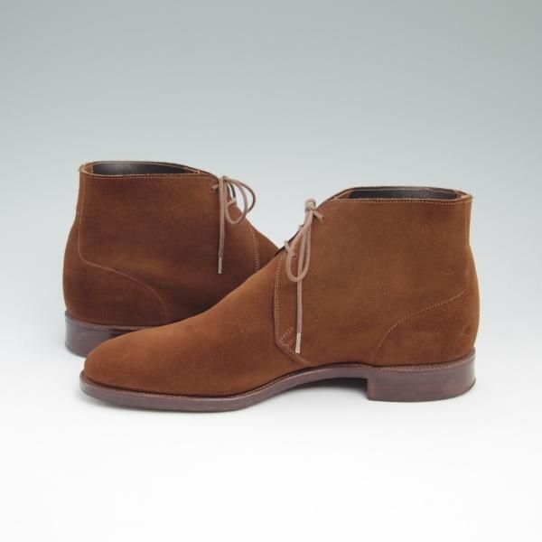 極上★クロケット&ジョーンズ 6.5E【★(英)ポールセン・スコーン別注/Poulsen Skone】スエード/チャッカブーツ/Crockett&Jones★b872