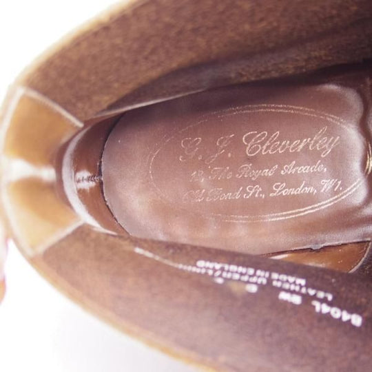 極上★クロケット&ジョーンズ 8E【★(英)ジョージ・クレバリー別注/GEORGE CLEVERLEY】スエード/チャッカブーツ/Crockett&Jones★b873