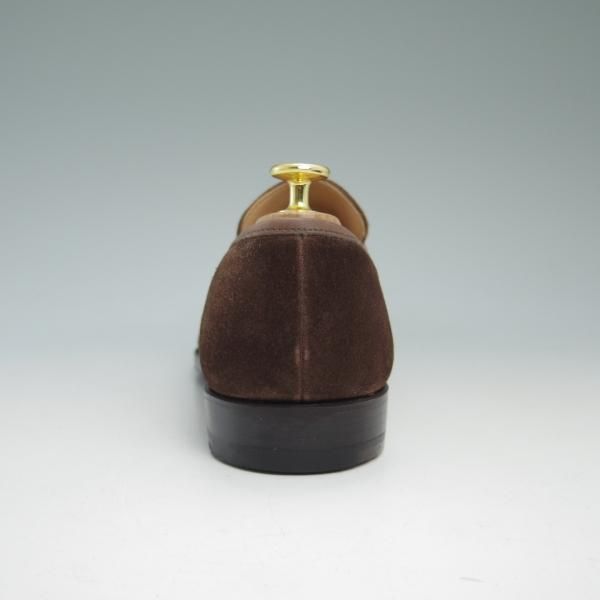 極美品★クロケット&ジョーンズ 6.5E【★コインローファー/MERTON/348ラスト】スエード/Crockett&Jones★b874