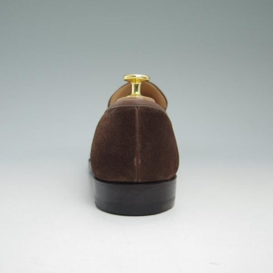 極美品★クロケット&ジョーンズ 6.5E【★コインローファー/MERTON/348ラスト】スエード/Crockett&Jones★b874