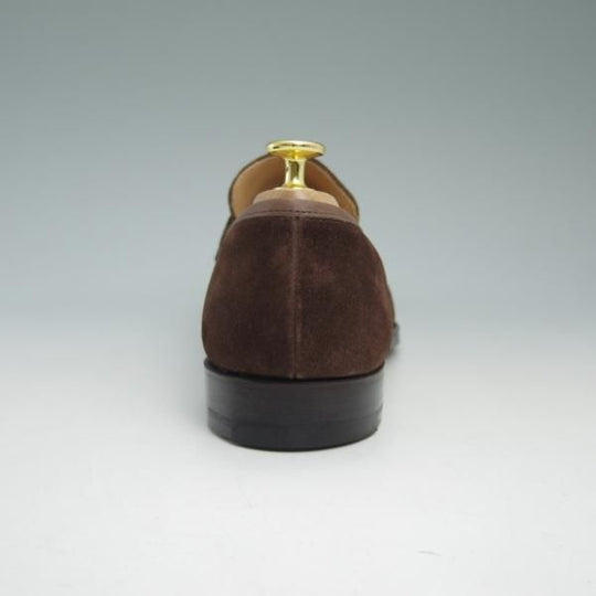 極美品★クロケット&ジョーンズ 6.5E【★コインローファー/MERTON/348ラスト】スエード/Crockett&Jones★b874