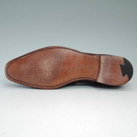極美品★クロケット&ジョーンズ 6.5E【★コインローファー/MERTON/348ラスト】スエード/Crockett&Jones★b874