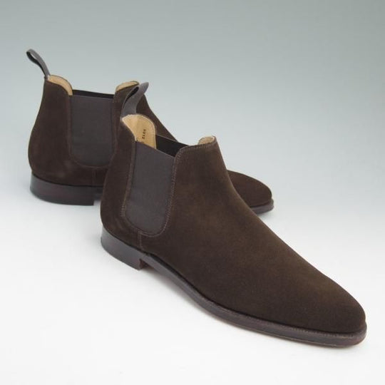 美品★クロケット&ジョーンズ 7E【★BEAMS別注/チェルシー/CHELSEA】341ラスト/スエード/チャッカブーツ/ビームス/Crockett&Jones★b875