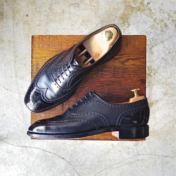 極上★クロケット&ジョーンズ 6E【★(英)ポールセン・スコーン別注/Poulsen Skone】フルブローグ/Crockett&Jones★b877