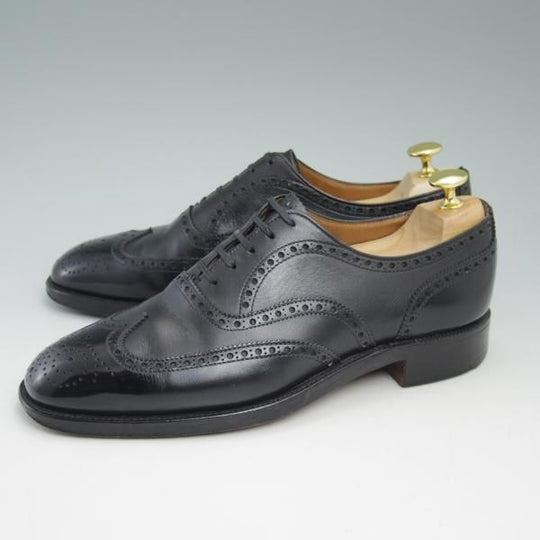 極上★クロケット&ジョーンズ 6E【★(英)ポールセン・スコーン別注/Poulsen Skone】フルブローグ/Crockett&Jones★b877
