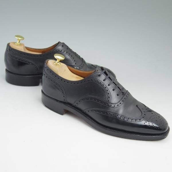 極上★クロケット&ジョーンズ 6E【★(英)ポールセン・スコーン別注/Poulsen Skone】フルブローグ/Crockett&Jones★b877