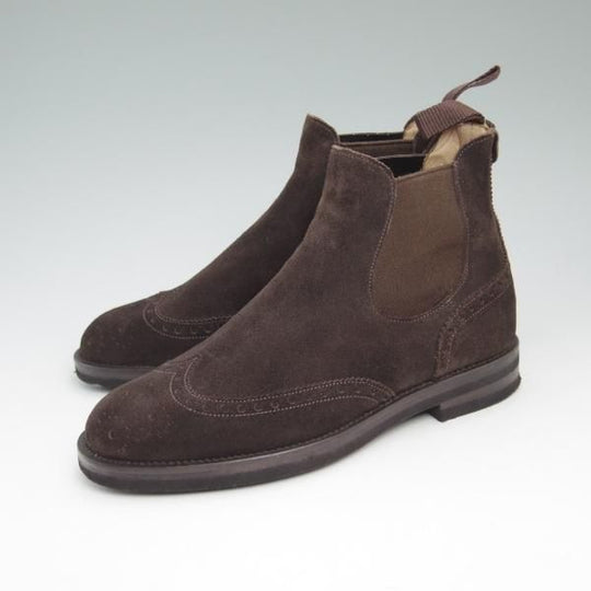 極上★(伊)ストール・マンテラッシ UK6程度【定価10万円以上★スエード】サイドゴアブーツ/SUTOR MANTELLASSI★b880