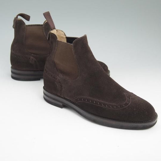 極上★(伊)ストール・マンテラッシ UK6程度【定価10万円以上★スエード】サイドゴアブーツ/SUTOR MANTELLASSI★b880