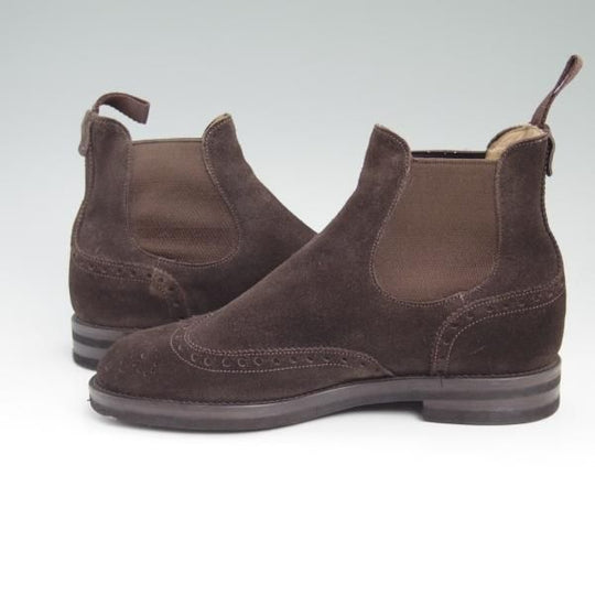 極上★(伊)ストール・マンテラッシ UK6程度【定価10万円以上★スエード】サイドゴアブーツ/SUTOR MANTELLASSI★b880