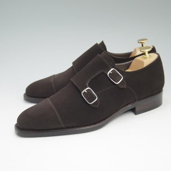 極美品★PERFETTO/ペルフェット SIZE 7【★World Footwear Gallery/ワールドフットウェアギャラリー】スエード/ダブルモンク★b881