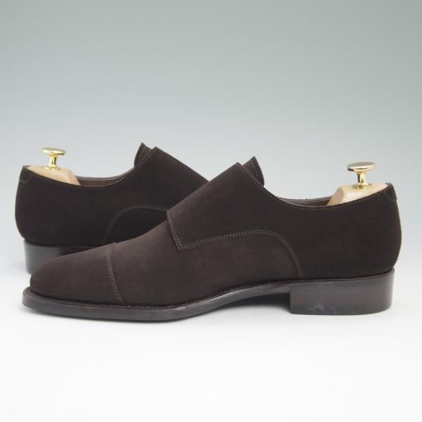 極美品★PERFETTO/ペルフェット SIZE 7【★World Footwear Gallery/ワールドフットウェアギャラリー】スエード/ダブルモンク★b881