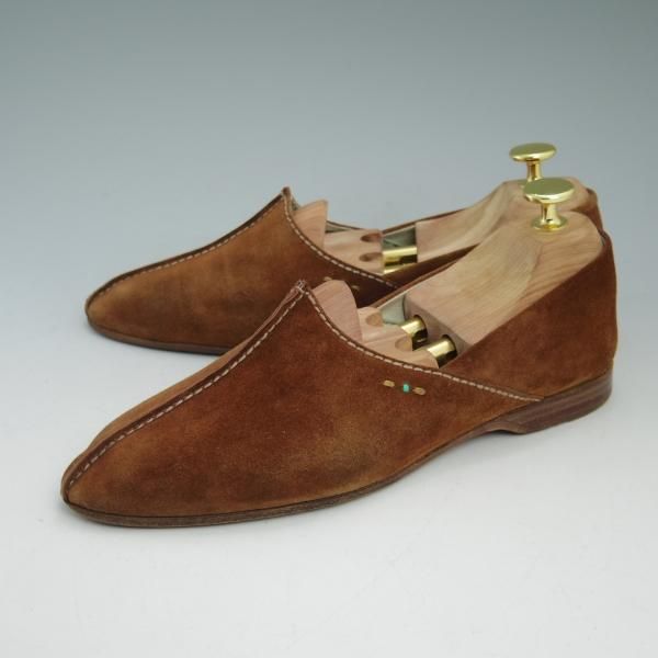 ★(伊)HENRY CUIR/アンリークイール(レディース) SIZE 38【★スエード】スリッポン★b882