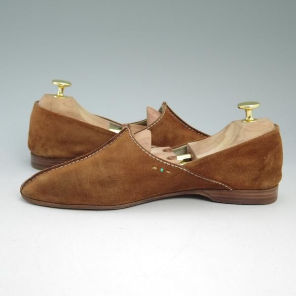 ★(伊)HENRY CUIR/アンリークイール(レディース) SIZE 38【★スエード】スリッポン★b882