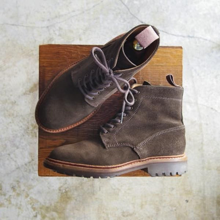 極上★(英)アルフレッド・サージェント(レディース) UK4【★シップス/SHIPS取扱い】コマンドソール/スエード/ブーツ/Alfred Sargent★b883