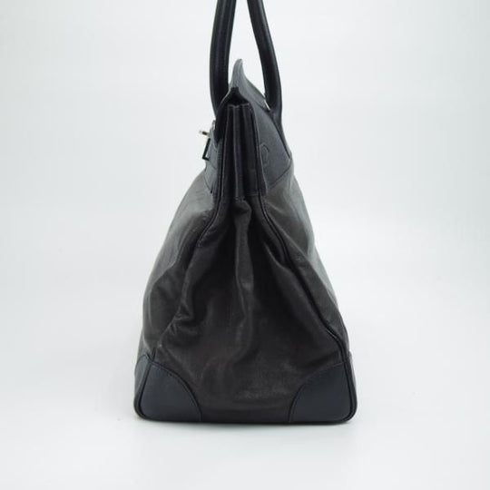 極上★(伊)チェレリーニ【定価18万円程度★バーキン40タイプ】レザー バッグ/トートバッグ/ハンドバッグ/メンズ&レディース/CELLERINI★N5010