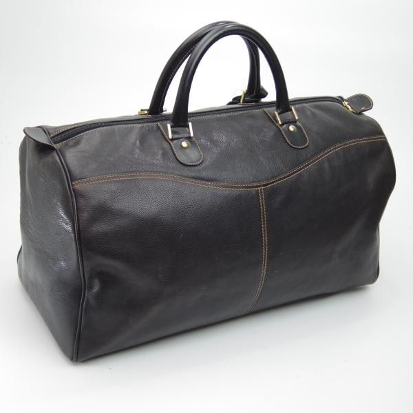 美品 dunhill ダンヒル ボストンバッグ ビジネスバッグ レザー ブラック 極上☆ダンヒル/DUNHILL【☆鞄】ボストンバッグ/メンズ ビジネス
