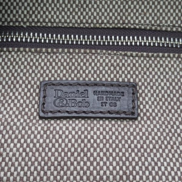 美品★ダニエル&ボブ【★ジャスミン/JASMINE/コッコーネ/COCCONE】メンズ レザー ショルダー バッグ/クロコ型押し/Daniel&Bob★N5020