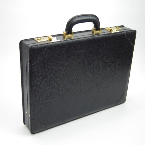 極上★ロエベ/LOEWE【★アタッシュケース/黒】メンズ レザー ビジネス バッグ★N5022