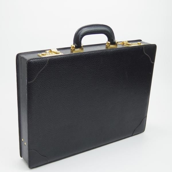 極上★ロエベ/LOEWE【★アタッシュケース/黒】メンズ レザー ビジネス バッグ★N5022