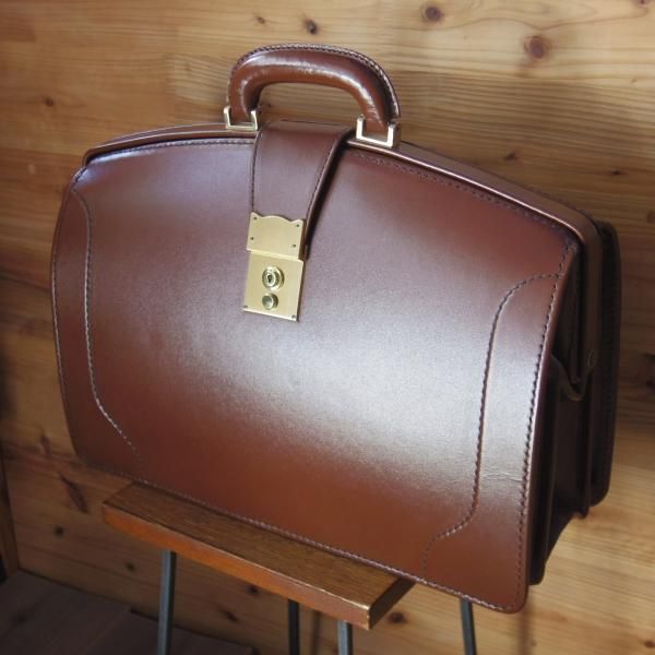 新品希少！高級革ダレスバック 希少✨ダレスバッグ ドクターバッグ ブラック 高級レザー 書類カバン