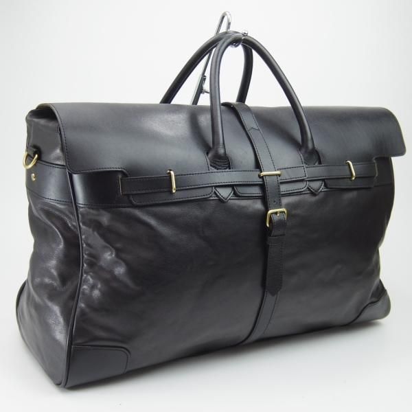 Aquascutam ダレスバッグ ビジネスバッグ レザー ブラック 630 極上☆(英)アクアスキュータム/Aquascutum【☆高額!!ボストン