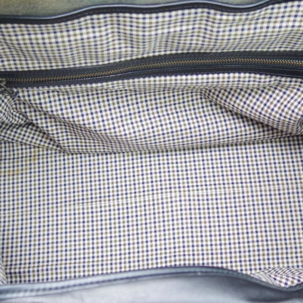 極上★(英)アクアスキュータム/Aquascutum【★高額!!ボストンバッグ】黒/レザー/メンズ ビジネス バッグ★N5024