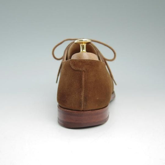 極上★クロケット&ジョーンズ 6E【★ハイバリー/HIGHBURY】348ラスト/Vフロント/スエード/プレーントゥ/Crockett&Jones★b884