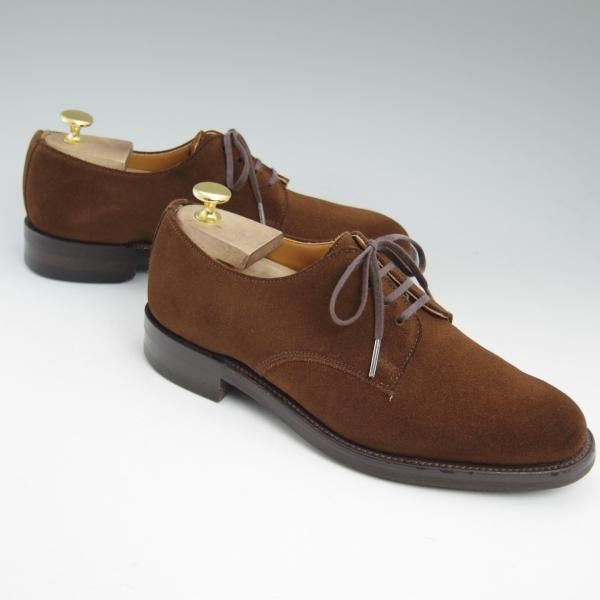 美品★(英)グレンソン 7EX【★ダイナイトソール仕様】プレーントゥ/1901/37/スエード/GRENSON★b885