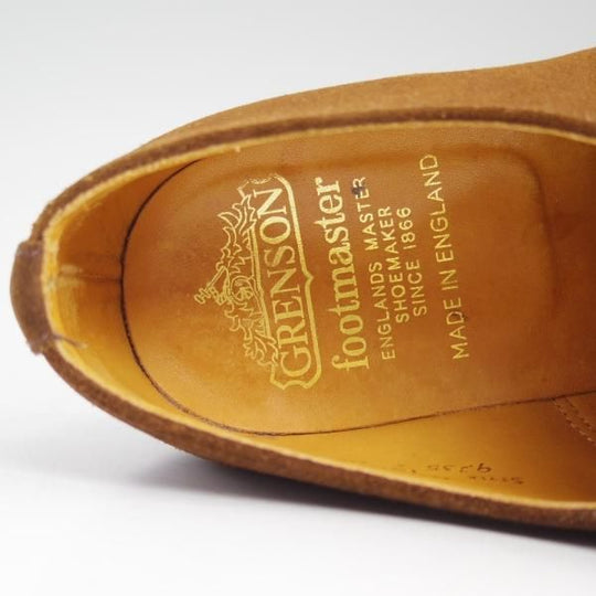 美品★(英)グレンソン 7EX【★ダイナイトソール仕様】プレーントゥ/1901/37/スエード/GRENSON★b885