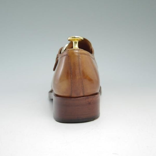 極上★サントーニ SIZE 5.5【高額★ノルベジェーゼ仕様】モンクストラップ/5816-02/Santoni★b886