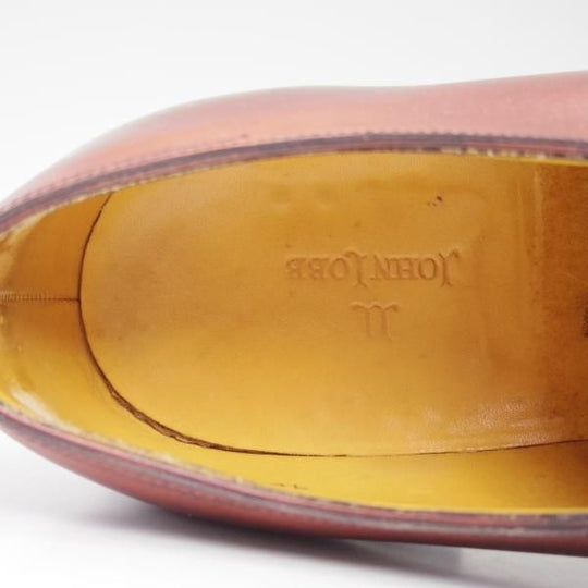 美品★ジョンロブ 9E【★スキンステッチ仕様/8896ラスト/BORDER】ボーダー/Uチップ/JOHN LOBB★b888