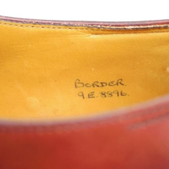 美品★ジョンロブ 9E【★スキンステッチ仕様/8896ラスト/BORDER】ボーダー/Uチップ/JOHN LOBB★b888