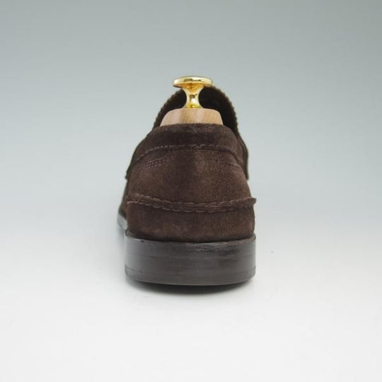 極上★チャーチ 75F/UK7.5【★Pembrey/ペンブリー】126ラスト/4都市ロゴ/スエード/ビーフロール/コインローファー/Church's★b889