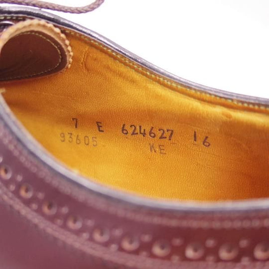 美品★(米)フローシャイム 7E【★コードバン仕様/インペリアル/ケンムール】ロングウイングチップ/フルブローグ/FLORSHEIM imperial★b894