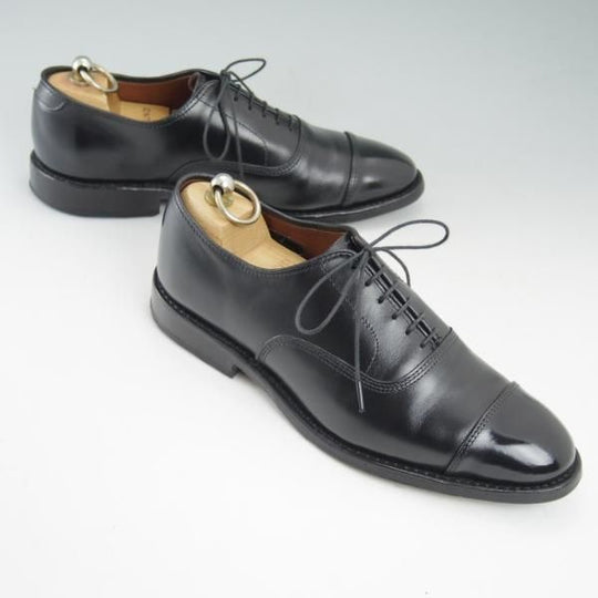 極上★(米)アレンエドモンズ 5.5D【定価￥75,900-★パークアベニュー/Park Avenue】ストレートチップ/カーフ/黒/ALLEN EDMONDS★b895