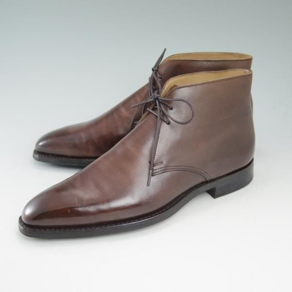 極上★クロケット&ジョーンズ 5.5E【★ダイナイトソール仕様/TETBURY】348ラスト/テットベリー/チャッカブーツ/Crockett&Jones★b896
