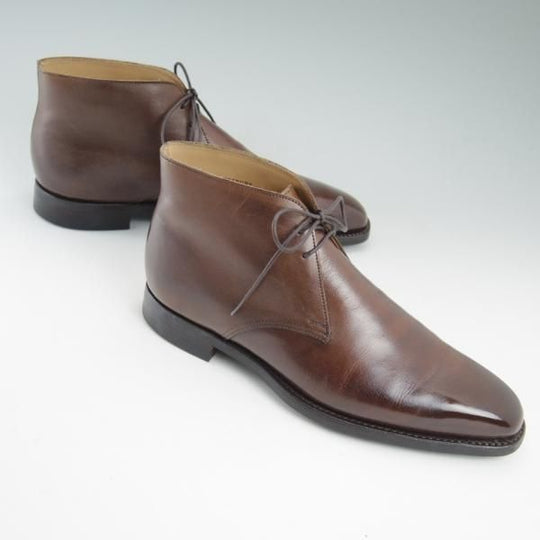 極上★クロケット&ジョーンズ 5.5E【★ダイナイトソール仕様/TETBURY】348ラスト/テットベリー/チャッカブーツ/Crockett&Jones★b896