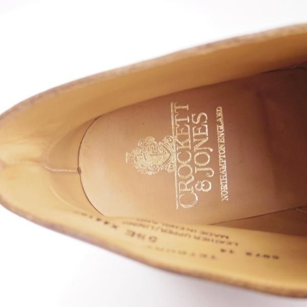 極上★クロケット&ジョーンズ 5.5E【★ダイナイトソール仕様/TETBURY】348ラスト/テットベリー/チャッカブーツ/Crockett&Jones★b896