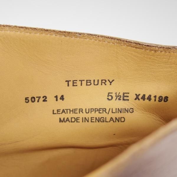 極上★クロケット&ジョーンズ 5.5E【★ダイナイトソール仕様/TETBURY】348ラスト/テットベリー/チャッカブーツ/Crockett&Jones★b896