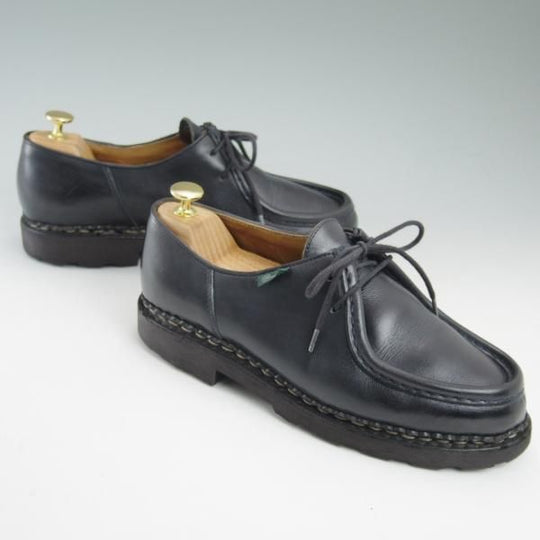 極上★パラブーツ SIZE 41【★NUIT/紺/ミカエル/MICHAEL】チロリアンシューズ/マルシェソール/Paraboot★b897