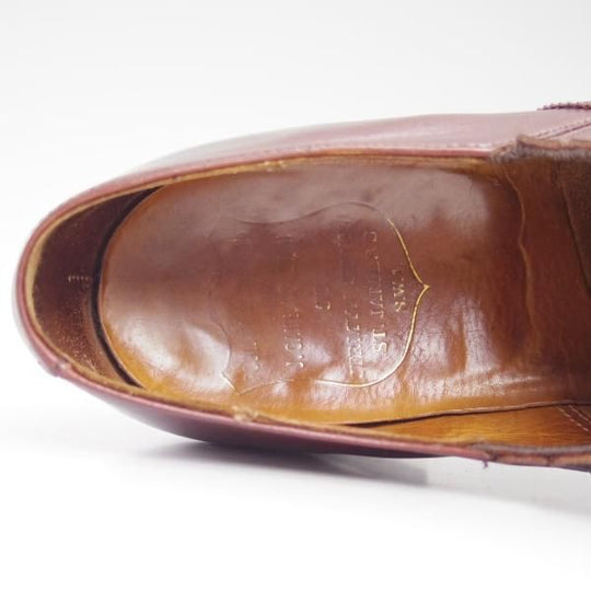 極上★クロケット&ジョーンズ 6.5E【★(英)ポールセン・スコーン別注/Poulsen Skone】サイドエラスティック/Crockett&Jones★b898