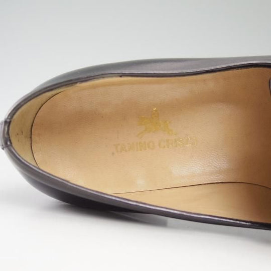極上★(伊)タニノクリスチー SIZE 5【★定価10万円以上】コインローファー/カーフ/TANINO CRISCI★b900