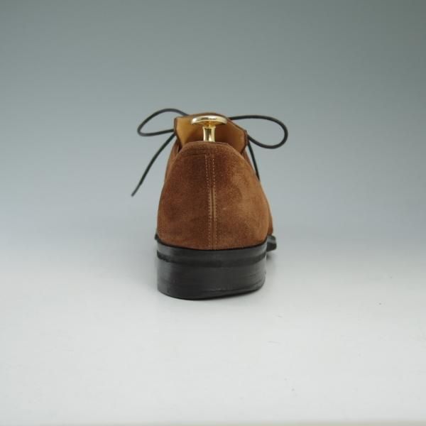 極上★(仏)Corthay/コルテ SIZE 5.5【★定価20万円程度】ダービーシューズ/Vフロント/プレーントゥ/スエード★b904