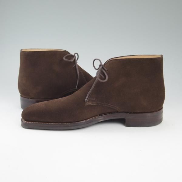 新品★クロケット&ジョーンズ 6.5E【★ダイナイトソール仕様/TETBURY】348ラスト/スエード/チャッカブーツ/Crockett&Jones★b908