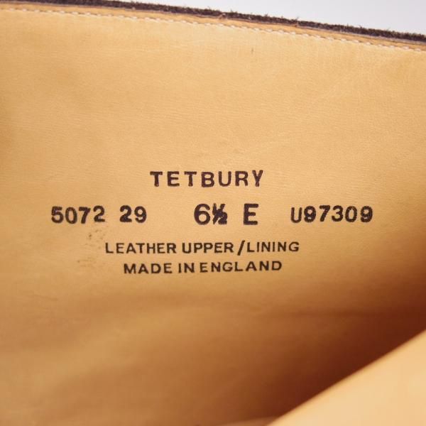 新品★クロケット&ジョーンズ 6.5E【★ダイナイトソール仕様/TETBURY】348ラスト/スエード/チャッカブーツ/Crockett&Jones★b908