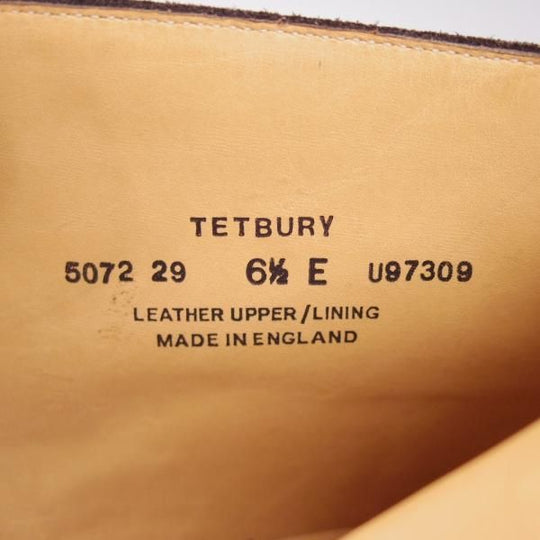 新品★クロケット&ジョーンズ 6.5E【★ダイナイトソール仕様/TETBURY】348ラスト/スエード/チャッカブーツ/Crockett&Jones★b908
