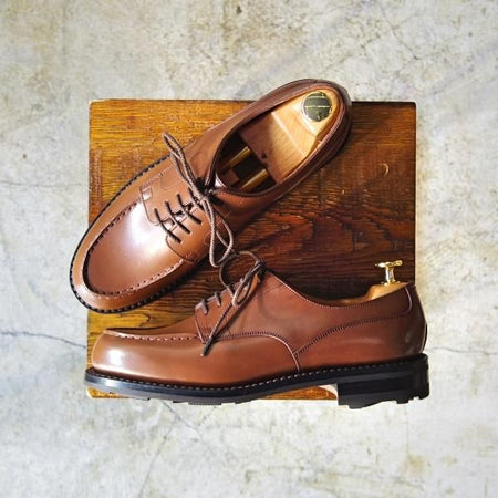 新品★J.M.ウェストン 5C【★極希少!!TAN RUSSIAN/ゴルフ/GOLF】ロシアンカーフ/641/31ラスト/Uチップ/Weston/ウエストン★b912